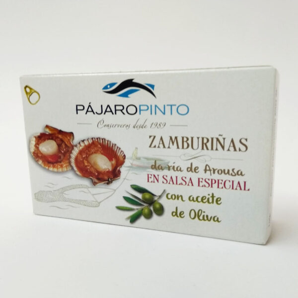 Zamburiñas Pajaro Pinto de la ría de Arousa