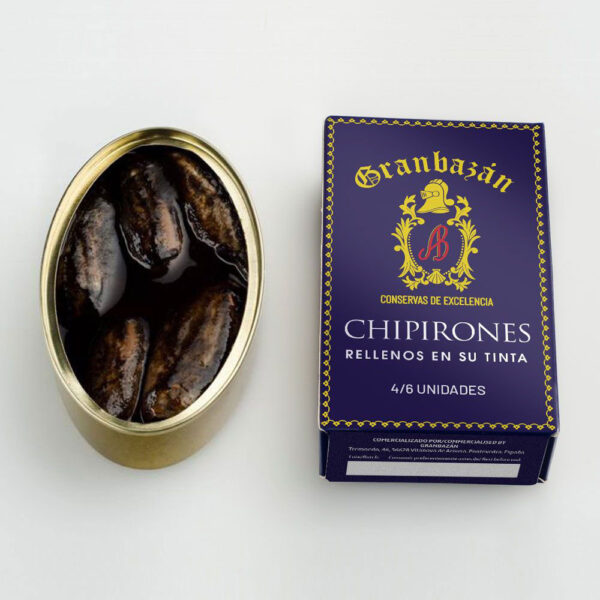 Chipirones rellenos en su tinta Granbazán